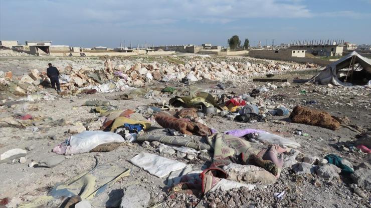 İdlibdeki sığınmacı kampına hava saldırısı: 10 ölü