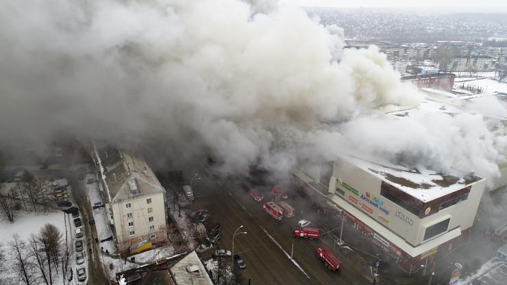Rusyada AVM yangını faciası: 64 ölü, 48 yaralı