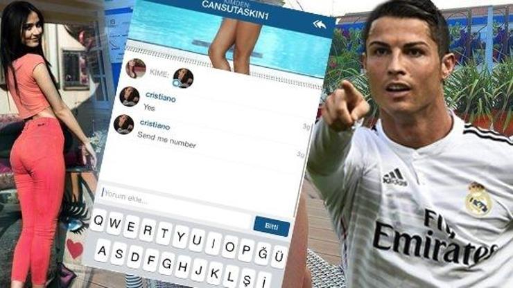 Ronaldo eve çağırdı demişti; Cansu Taşkının foyası ortaya çıktı