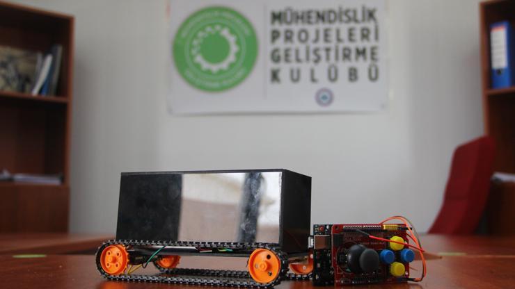 Türkiyeye satılmayan robotu üniversite kulübü 600 liraya üretti
