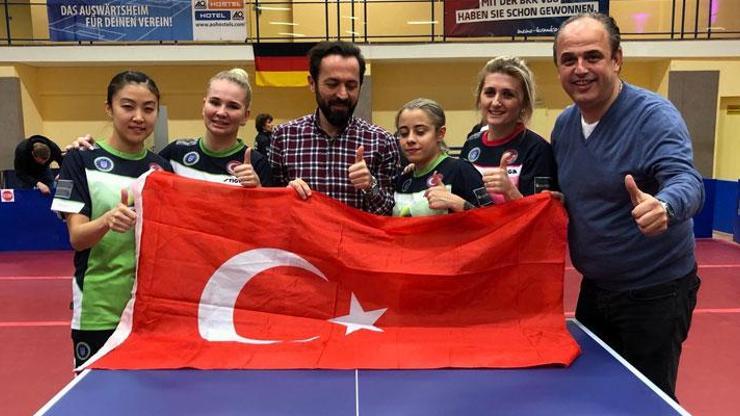 Bursa Büyükşehir Belediyespor Kulübü Kadın Masa Tenisi Takımından tarihi başarı