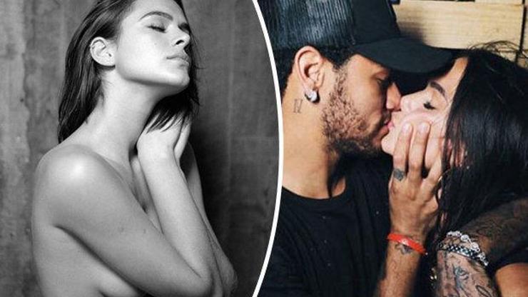 Neymar ile Marquezine öpüşürken görüntülendi