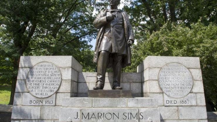 ABDde köleler üzerinde deney yapan doktorun heykeli kaldırıldı