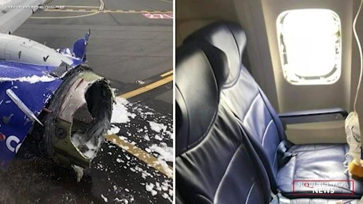 Uçağın motorundaki parça kopup camı parçaladı: Ölü ve yaralılar var