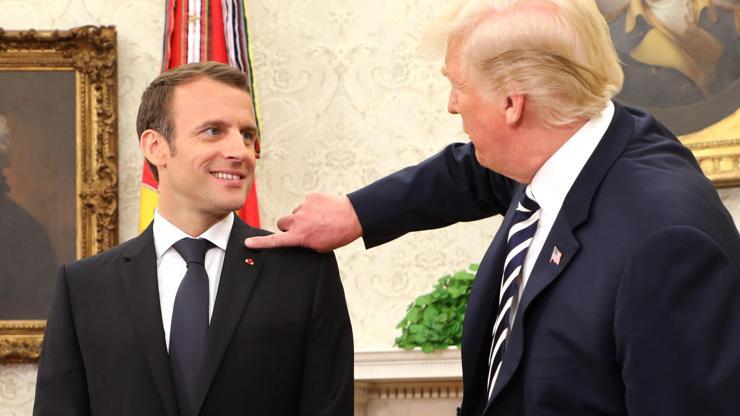 Macronun kepeğini temizleyen Trump: İşte şimdi mükemmelsin