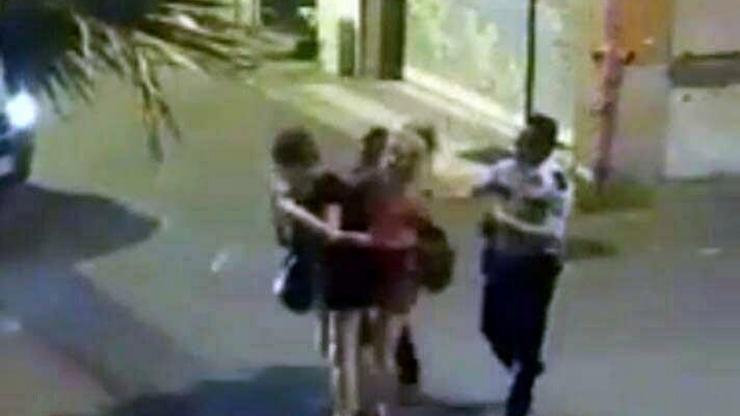 Genç kızları polis darp etmişti: Polis alçılı ayağına bastı