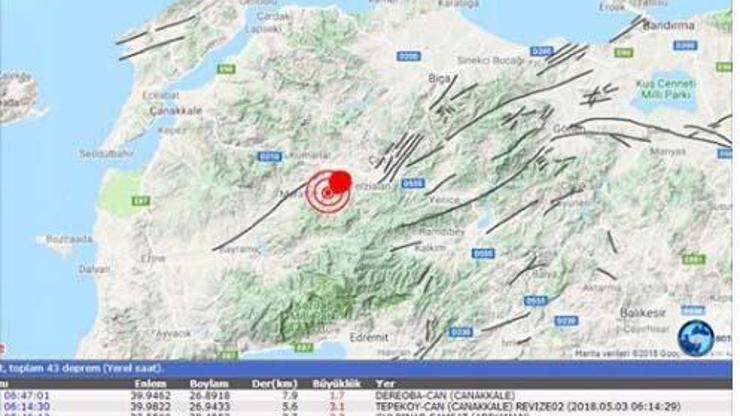Çanakkale’deki depremin ardından ürküten açıklama