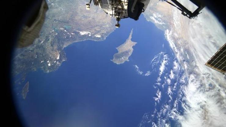 Uzaydan Kıbrısı görüntüledi
