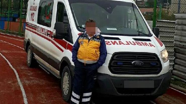 Ambulans sürücüsüne gizli fotoğraf çekiminden gözaltı