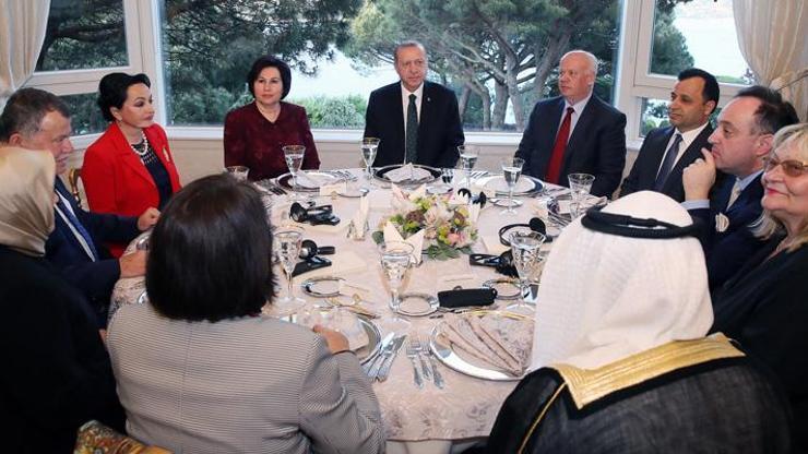Cumhurbaşkanı Erdoğan yüksek yargı ile yemekte buluştu