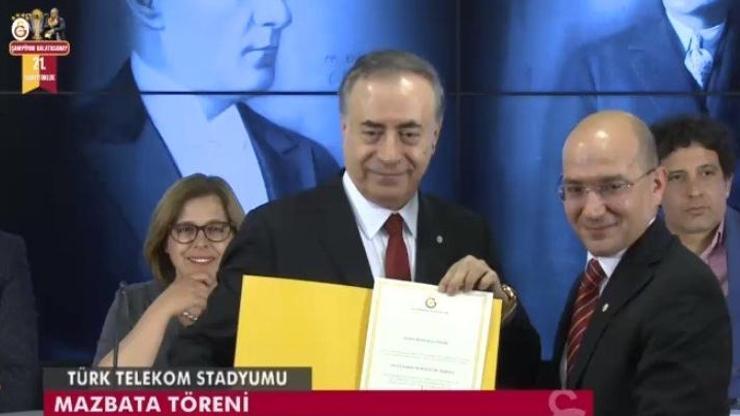 Mustafa Cengiz yönetimi mazbatasını aldı