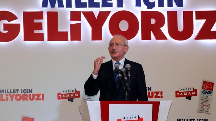 CHP lideri Kemal Kılıçdaroğlu: Eski sisteme dönmek istemiyoruz