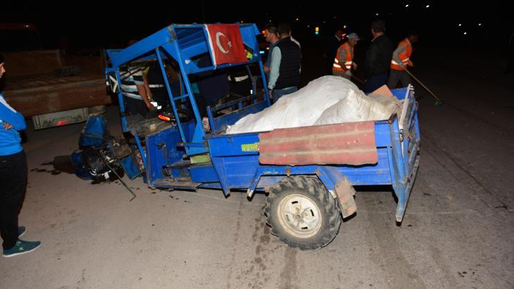 Otomobille patpat çarpıştı: 10 yaralı