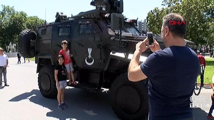Jandarmanın kullandığı askeri teçhizat İstanbulda sergilendi