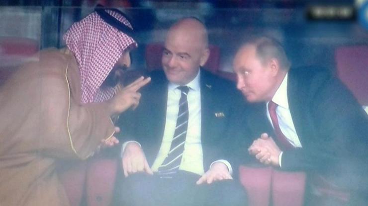 Putin ve Veliaht Prens maçı birlikte izledi