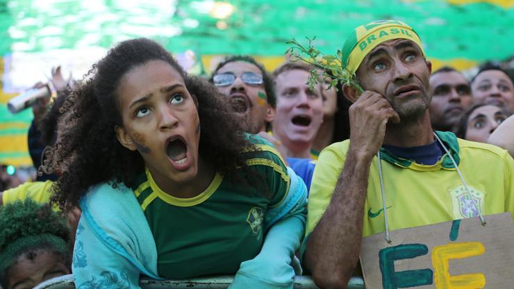 İsviçre golü attığı an Brezilya