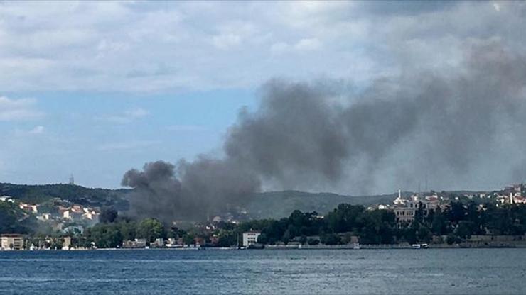 Beykoz kundura fabrikasında yangın... Diriliş dizisinin çekildiği yer