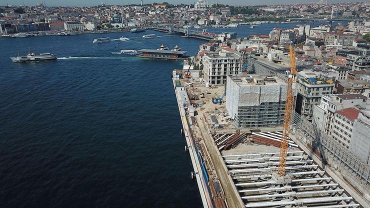Galataport Projesinde İstanbul Modernin eski binası yıkıldı