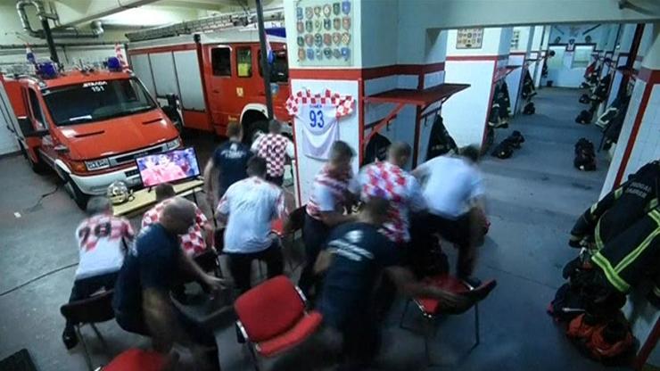 Hırvat itfaiyecilerin Dünya Kupası heyecanı kurgu çıktı