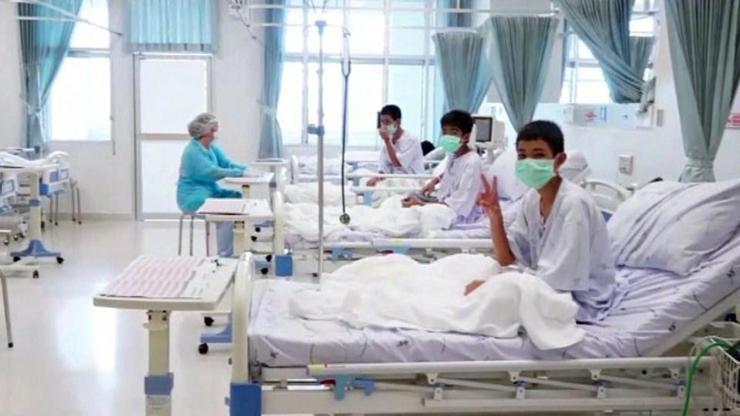 Hastanede olan Taylandlı çocuklardan yeni haber