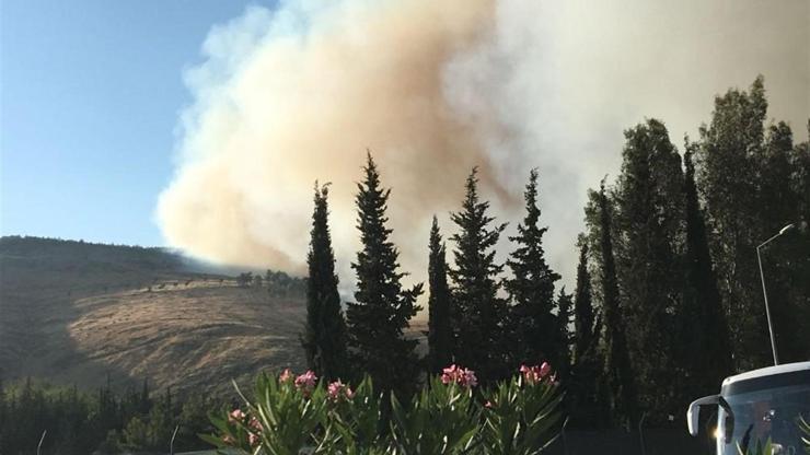 Amanos Dağları’nda çıkan yangın devam ediyor
