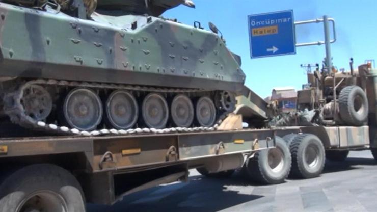 Suriyeye askeri araç sevkiyatı