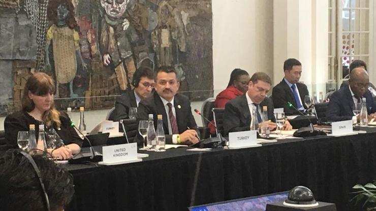 Bakan Pakdemirli G20 zirvesinde konuştu Bakan Pakdemirli G20 zirvesinde konuştu
