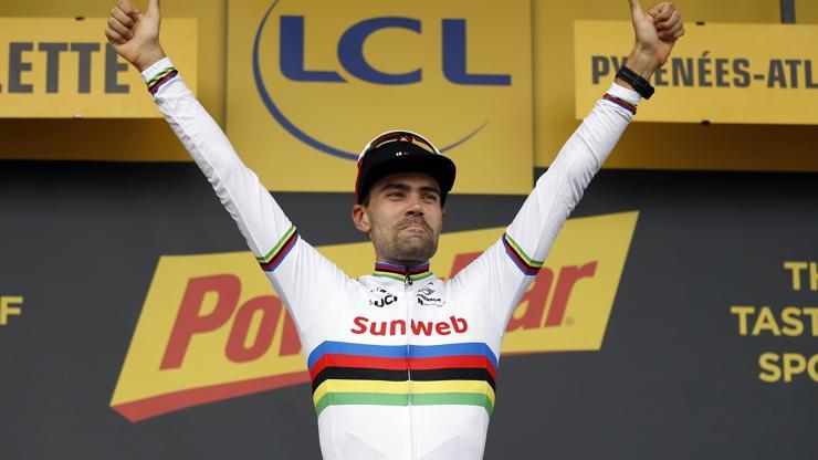 Fransa Bisiklet Turunda 20. etabı Tom Dumoulin kazandı