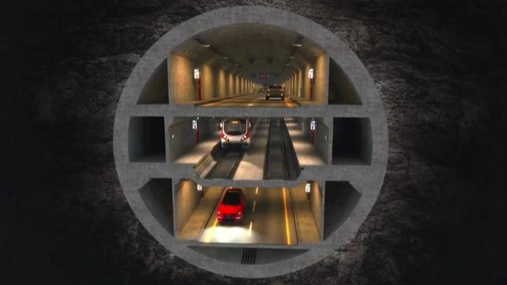 3 katlı tüp tünelin güzergahı neresi olacak