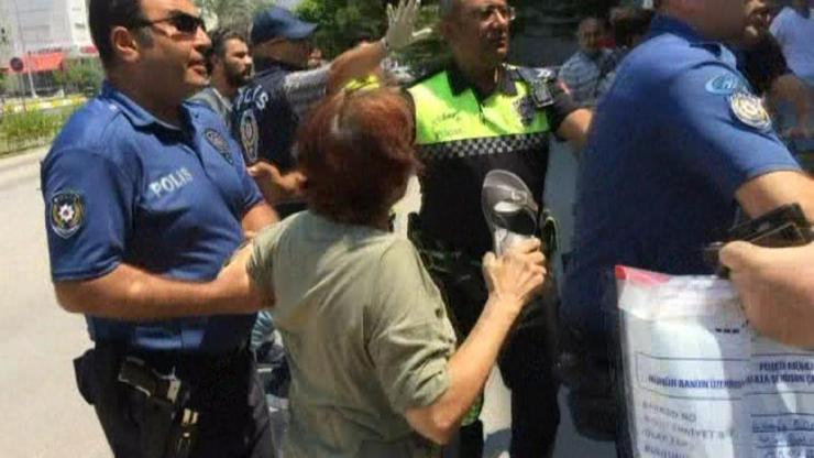 Yeminim var dedi, polis zor tuttu