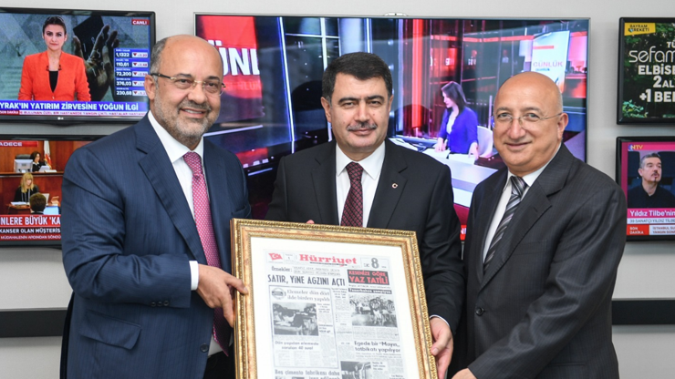 İstanbul Valisi Şahin Demirören Medya Centerı ziyaret etti