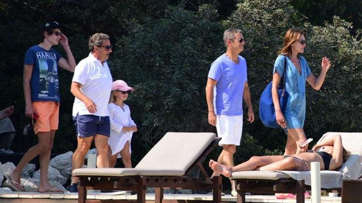 Eski Fransa Cumhurbaşkanı Sarkozy tatil için Bodrumda