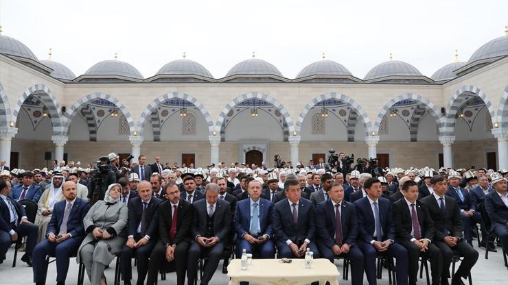 Erdoğan: Bu eser Türk halkından Kırgız halkına hediyedir