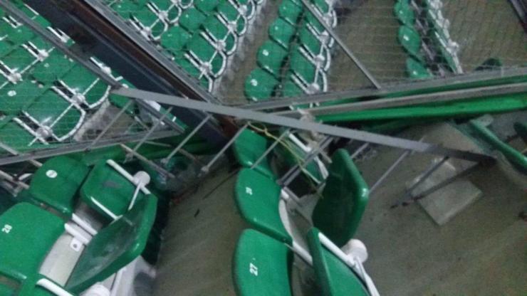 Konyaspor: Çok sayıda koltuk kırıldı