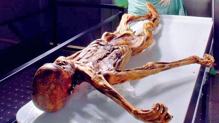 Buz Adam Ötzideki mürekkep izleri dövme çıktı