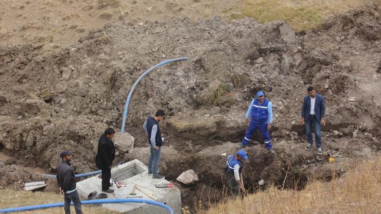 Su sorunu 8 bin 700 metrelik hatla çözüldü