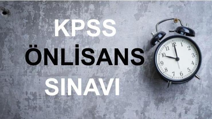 2018 KPSS önlisans sınavı ne zaman ÖSYM sınav takvimi