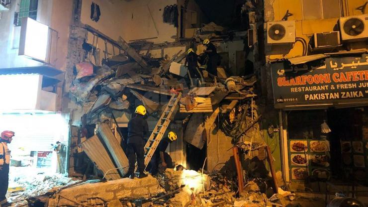 Bahreynde bina çöktü: 25 yaralı