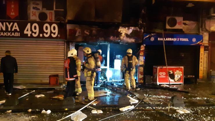 Bahçelievler'de lokantada yangın