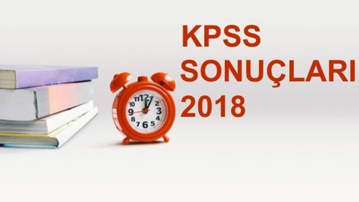 2018 KPSS Ortaöğretim sonuçları ne zaman açıklanacak ÖSYM sınav takvimi