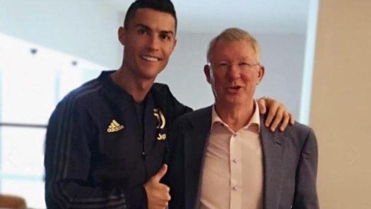 Cristiano Ronaldo, Alex Fergusonla buluştu