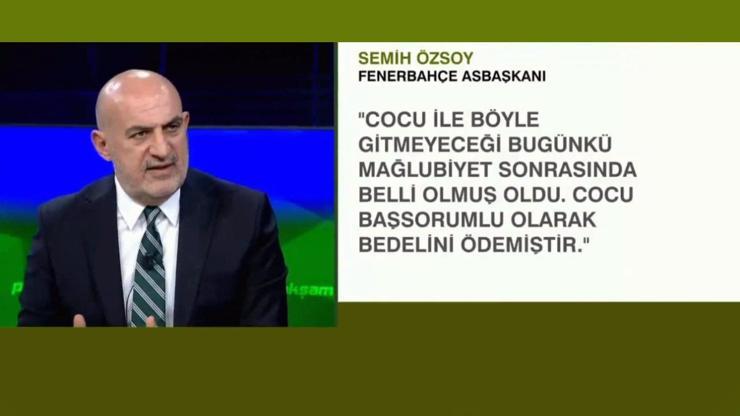 Semih Özsoyun açıklamalarına Bayındırdan tepki: Bedeli Cocu değil, Fenerbahçe ve yönetim ödedi