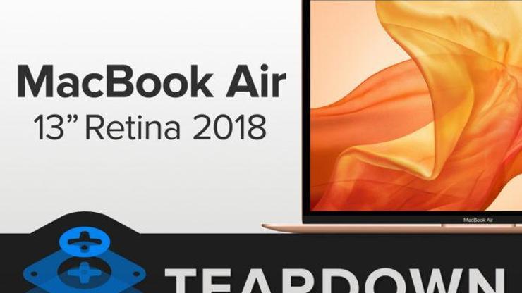 MacBook Air 2018 parçalarına ayrıldı
