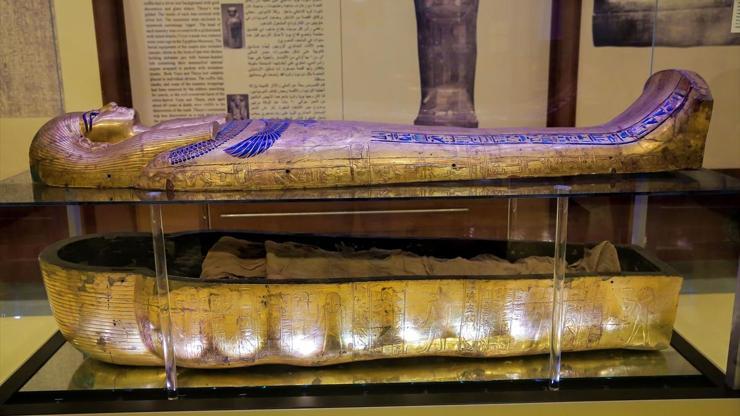 Mısır Müzesinde 116. yıl etkinliği: Yuya ve Tuyanın mumyaları sergilendi