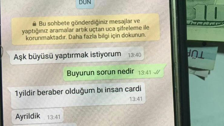 Aşk Büyücüsü Kesira yakalandı Üzerinden F serisi dolar çıktı