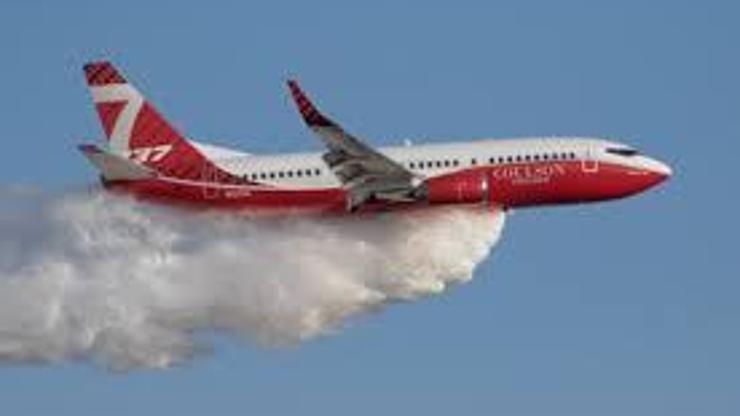 Yolcu uçağı yangın söndürme uçağına dönüştü