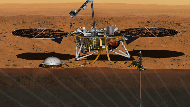 NASA açıkladı: InSight Marsa indi
