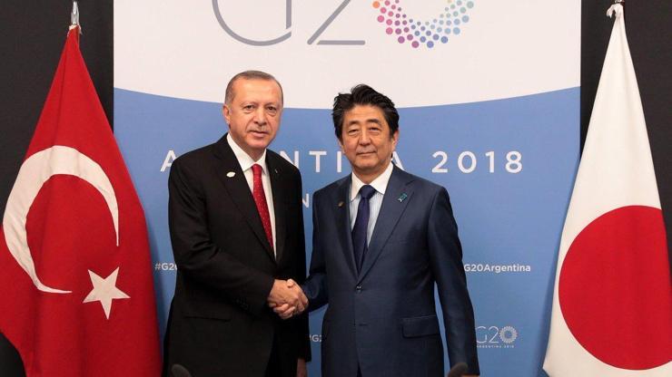 Erdoğan, Japonya Başbakanı Şinzo Abeyi kabul etti