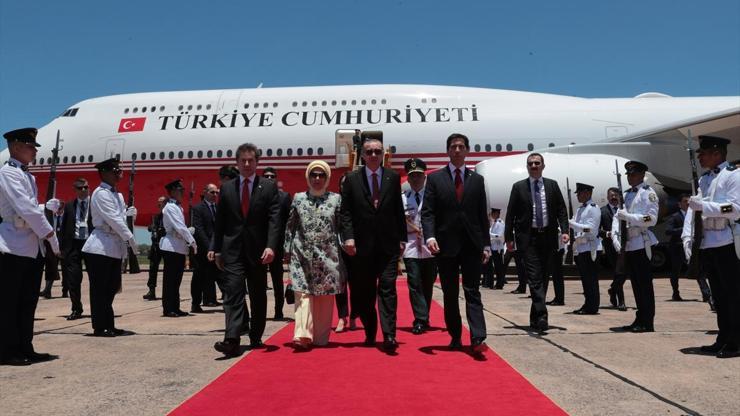 Cumhurbaşkanı Erdoğana Paraguay Devlet Nişanı