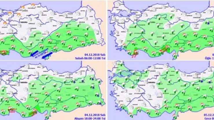 Hava durumu bugün nasıl Meteorolojiden İstanbul Ankara sıcaklık verileri